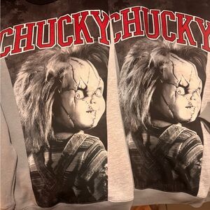 2 for the price of 1 New Sweetheart Chucky Graphic Adult Sweatshirt